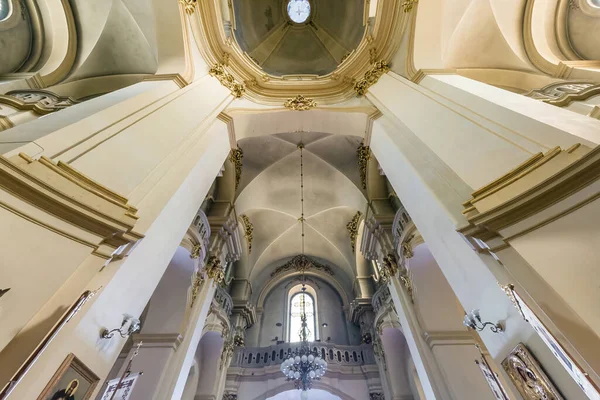 Lviv Ukraine August 2019 Interior Dome Looking Old Gothic Baroque — Stock Photo, Image