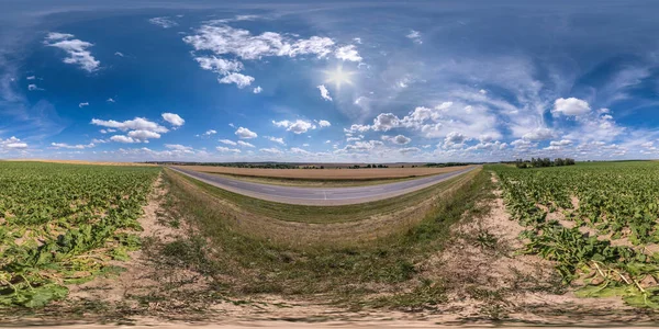 Πλήρης Σφαιρικό Απρόσκοπτη Πανοραμική Θέα 360 Μοιρών Γωνία Κοντά Καμία — Φωτογραφία Αρχείου