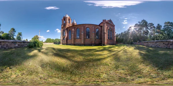 Full Seamless Spherical Hdri Panorama 360 Degrees Angle Neo Gothic — Stock Photo, Image