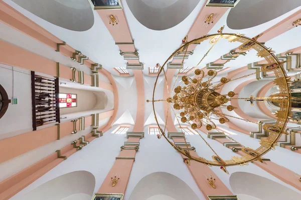 Vitebsk Belarus August 2019 Interior Dome Looking Old Orthodox Church — Stock Photo, Image