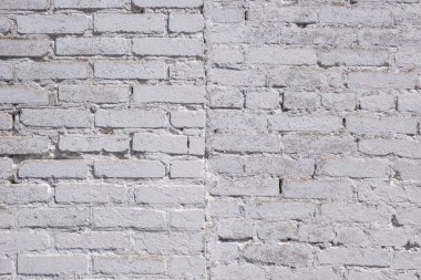 Eski ışık beyaz tuğlaları kırmış Duvar deseni dekorasyon tavan arası iç veya dış