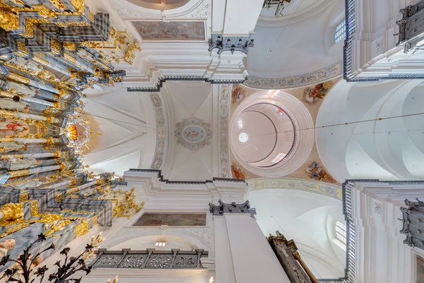 Wroclaw Poland September 2018 Interior Dome Looking Old Defense Catholic — Stock Photo, Image