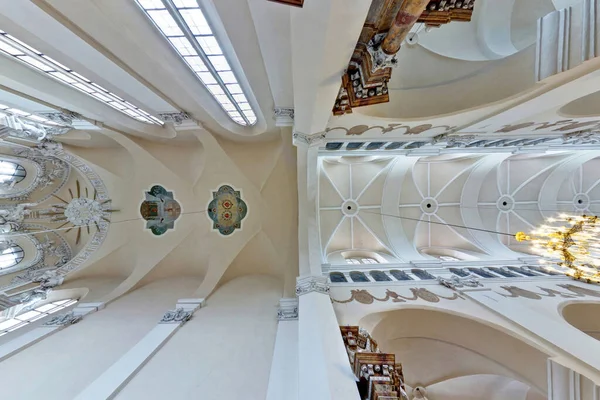 Wroclaw Poland September 2018 Interior Dome Looking Old Defense Catholic — Stock Photo, Image