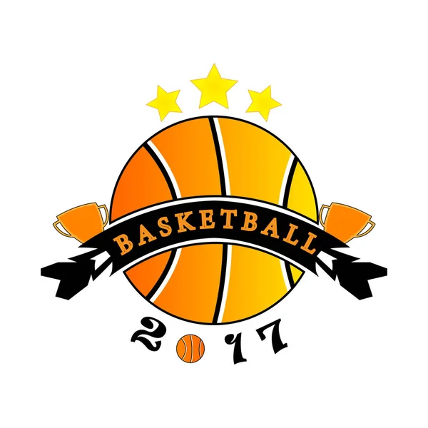 Logo Est Utilisé Dans Basket Ball Sportif Logo Est Très — Image vectorielle