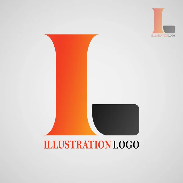 Logoya Sahip Mektup Ben Logo Ilk Bir Logo Logo Isteyen — Stok Vektör