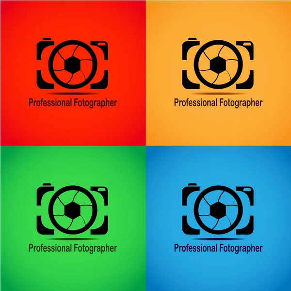 Dit Logo Heeft Een Camera Dit Logo Goed Gebruiken Als — Stockvector