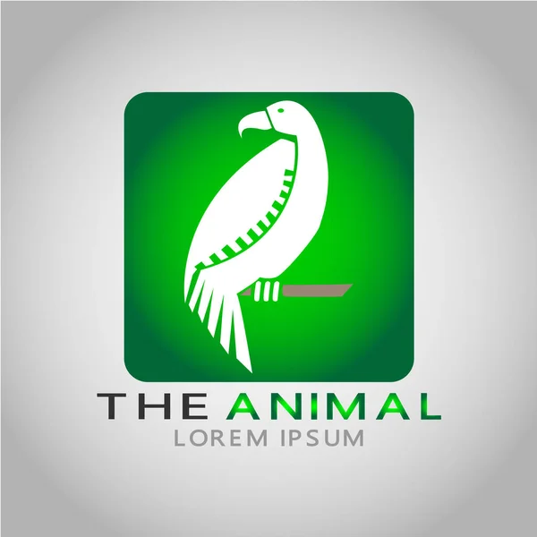 Logo Has Animal Image Logo Good Use Companies Businesses Related — Stock Vector