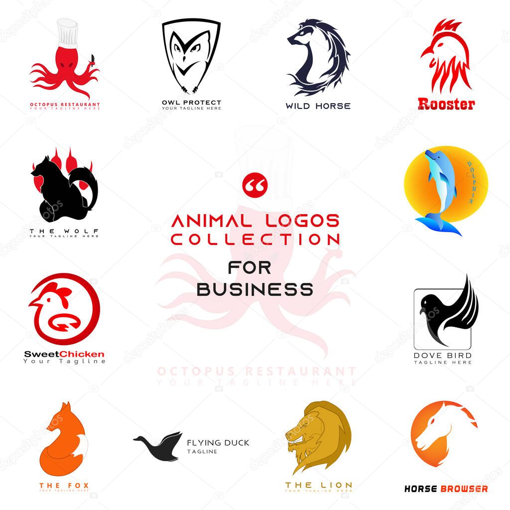 This is an animal shaped logo. This logo can be used for various businesses ranging from technologies such as logos on applications to businesses related to children and various other businesses.