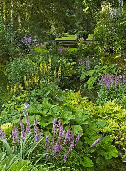 Der Italienische Garten Einem Französischen Landhausgarten — Stockfoto