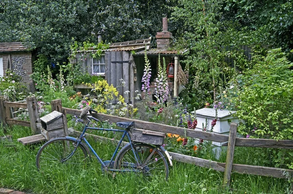 Un jardin de fleurs sauvages d'un alchimiste du Fenland — Photo