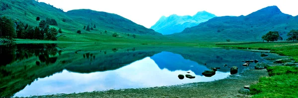 Calme Paisible Belle Blea Tarn Tôt Matin Dans Lake District — Photo