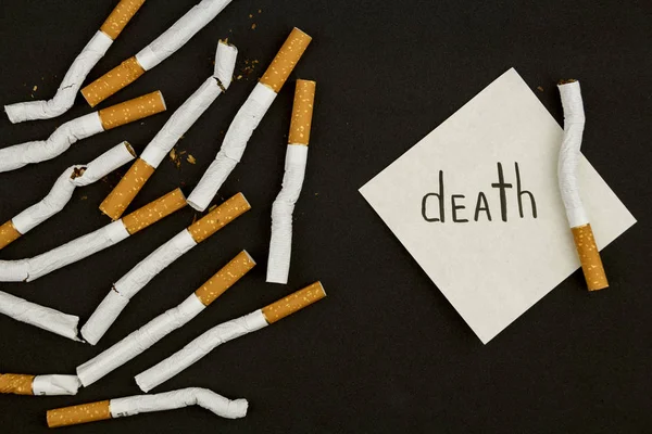 Dia Mundial Sem Tabaco Pára Fumar Parar Cigarros Nicotina Cigarros — Fotografia de Stock