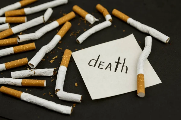 Welt Kein Tabaktag Rauchen Aufhören Stoppt Zigaretten Und Nikotin Zigaretten — Stockfoto