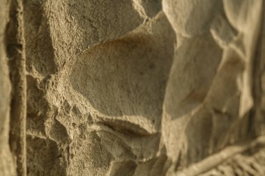 Kahverengi taş duvar. Arka plan