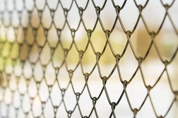 Metal Mesh Fence Background — Stock Photo, Image