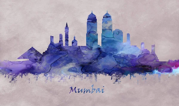 Maharashtra Hindistan ' ın Mumbai şehir manzarası