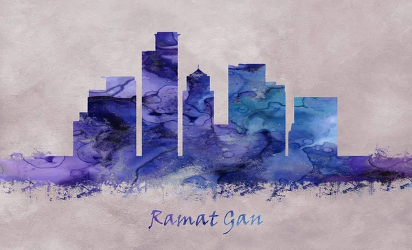 İsrail'deki Ramat Gan şehir manzarası