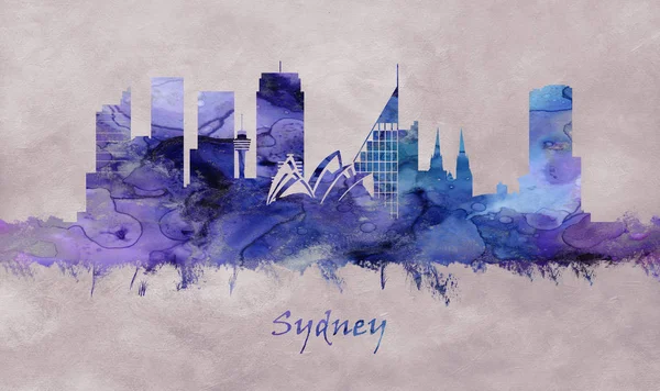 Sydney City Australia Skyline — Foto de Stock