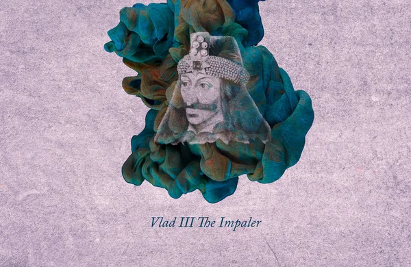 Koning Vlad Iii Spietser Aquarel Illustratie — Stockfoto