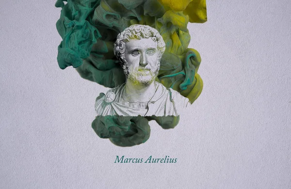 İmparator Marcus Aurelius suluboya resim