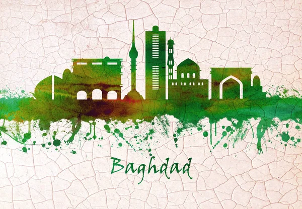 Skyline Von Baghdad Der Hauptstadt Und Größten Stadt Des Irak — Stockfoto