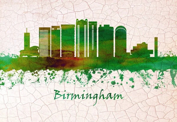 Skyline Birmingham Una Ciudad Importante Región Englands West Midlands —  Fotos de Stock