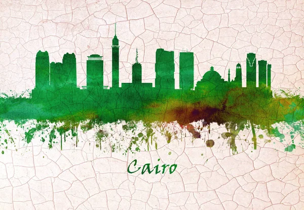 Skyline Kairo Egypts Spreande Huvudstad — Stockfoto