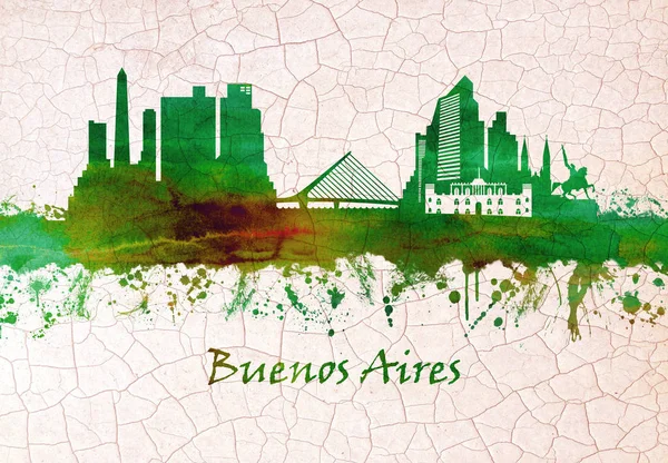 Buenos Aires Argentina Horizonte —  Fotos de Stock