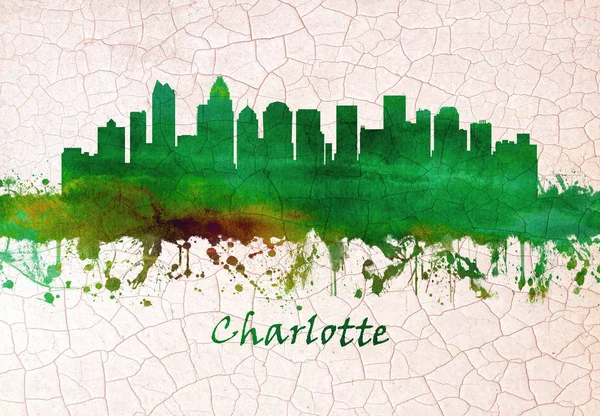 Charlotte Nord Carolina Skyline — Photo