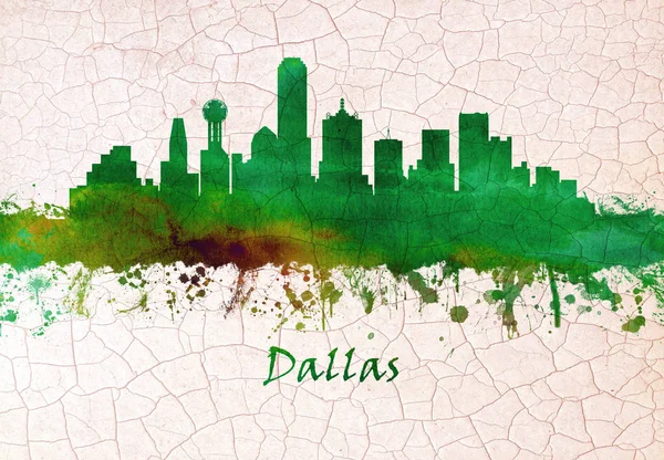 Skyline Von Dallas Einer Modernen Metropole Nordtexas Einem Kommerziellen Und — Stockfoto