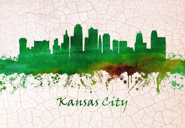 Kansas City Missouri Skyline — Stockfoto