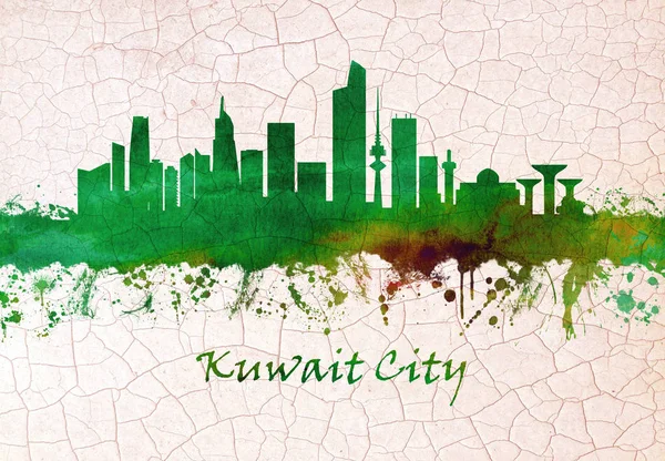 Skyline Ciudad Kuwait Capital Nación Árabe Del Golfo Kuwait — Foto de Stock