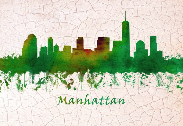 Manhattan Ciudad Nueva York Skyline —  Fotos de Stock