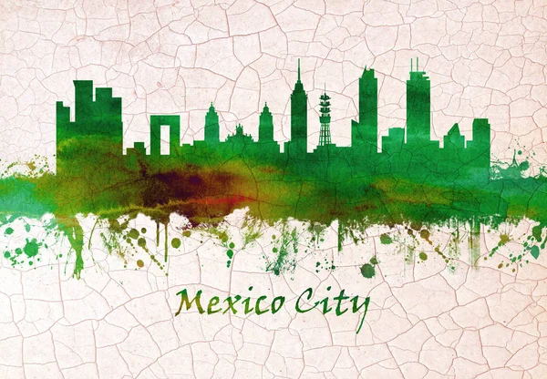 Meksyk Mexico City Skyline — Zdjęcie stockowe