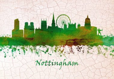 Nottingham Silueti, Orta Englands Midlands bölgesinde bir şehir