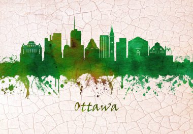Ottawa Skyline, Kanada'nın başkenti, Güney Ontario doğusunda, Montral şehri ve ABD sınırı yakınlarında