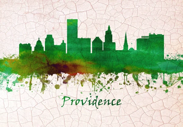 Providence Rhode Island Skyline — Stockfoto