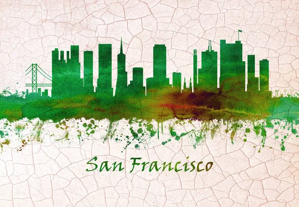 San Francisco California Skyline — Stock Fotó