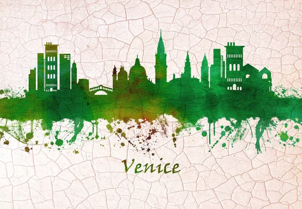 ヴェネツィアのスカイライン 北イタリアヴェネト地方の首都 — ストック写真