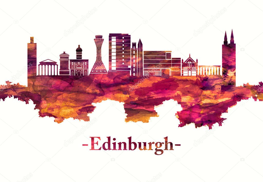 Red skyline of Edinburgh, Scotland's compact, hilly capital