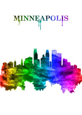 Minnesota 'da, komşu eyalet başkenti St. Paul ile birlikte 