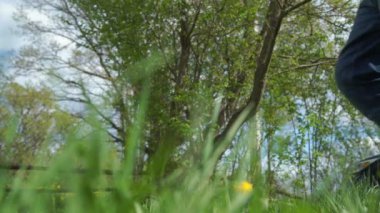 Steril eldivenli genç bayan yanında kağıt torba ve ürünler getiriyor.