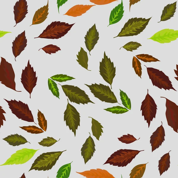 Ilustração de um contexto sem emenda de folhas, o bordo de ornamento botânico de design de interiores Gráficos De Vetores