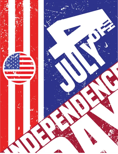 Independencia día 4 julio — Vector de stock