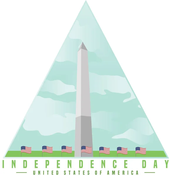 Självständighetsdagen 4 juli — Stock vektor