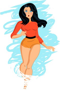 kadın şort sürpriz