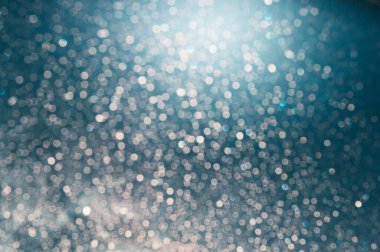 Güzel mavi bokeh soyut arkaplan