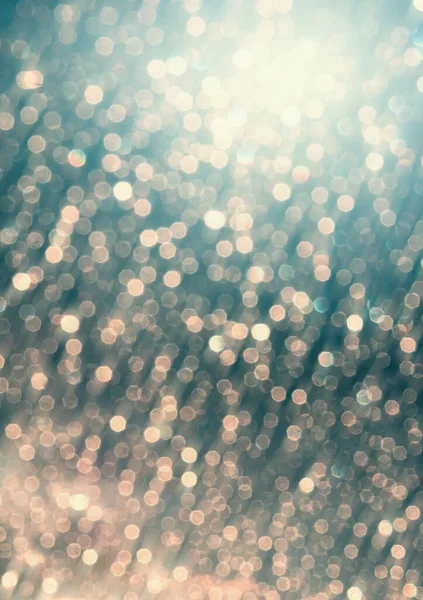 Beautiful Blue Gold Bokeh Abstract Background — Stock Photo, Image