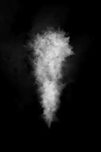 Mgły i dymu na czarnym tle — Zdjęcie stockowe