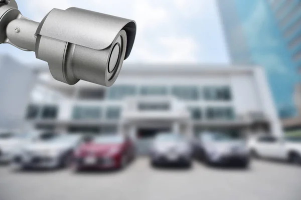 Cctv Security Cameraprotect Your Car Concept — Stock Photo, Image